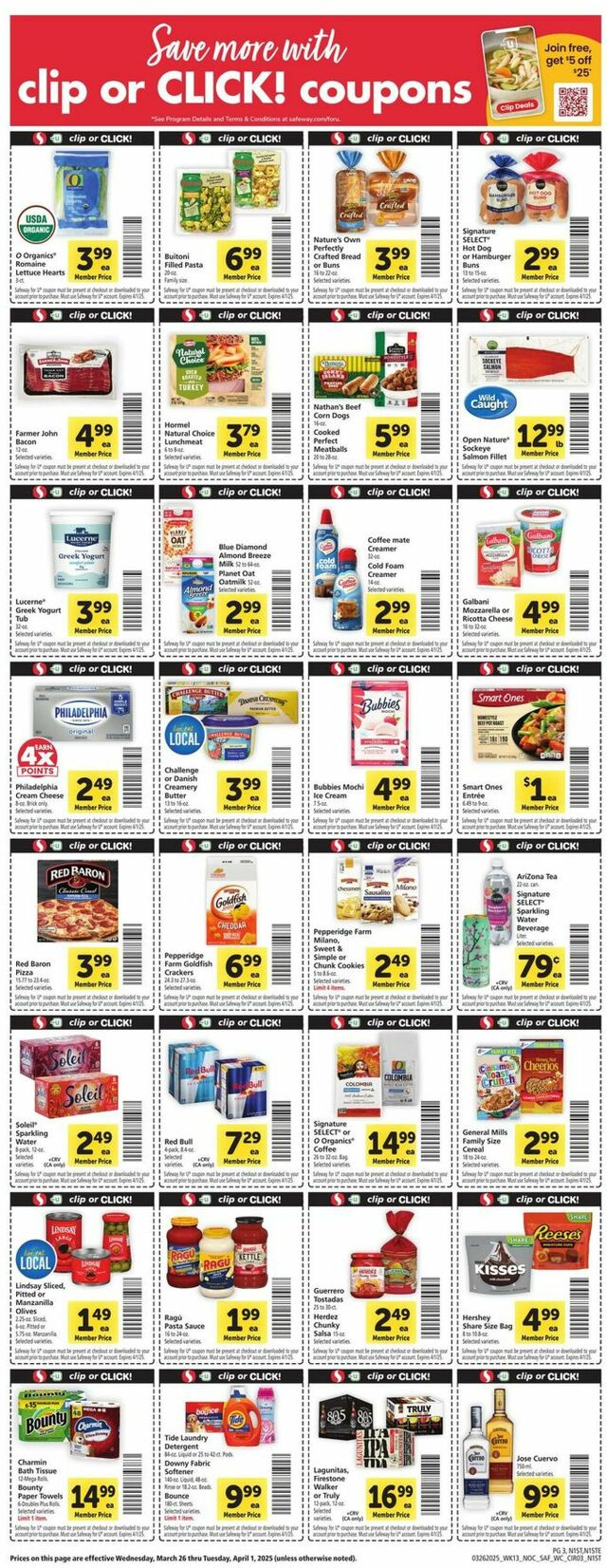 Catalogue Safeway from 03/26/2025