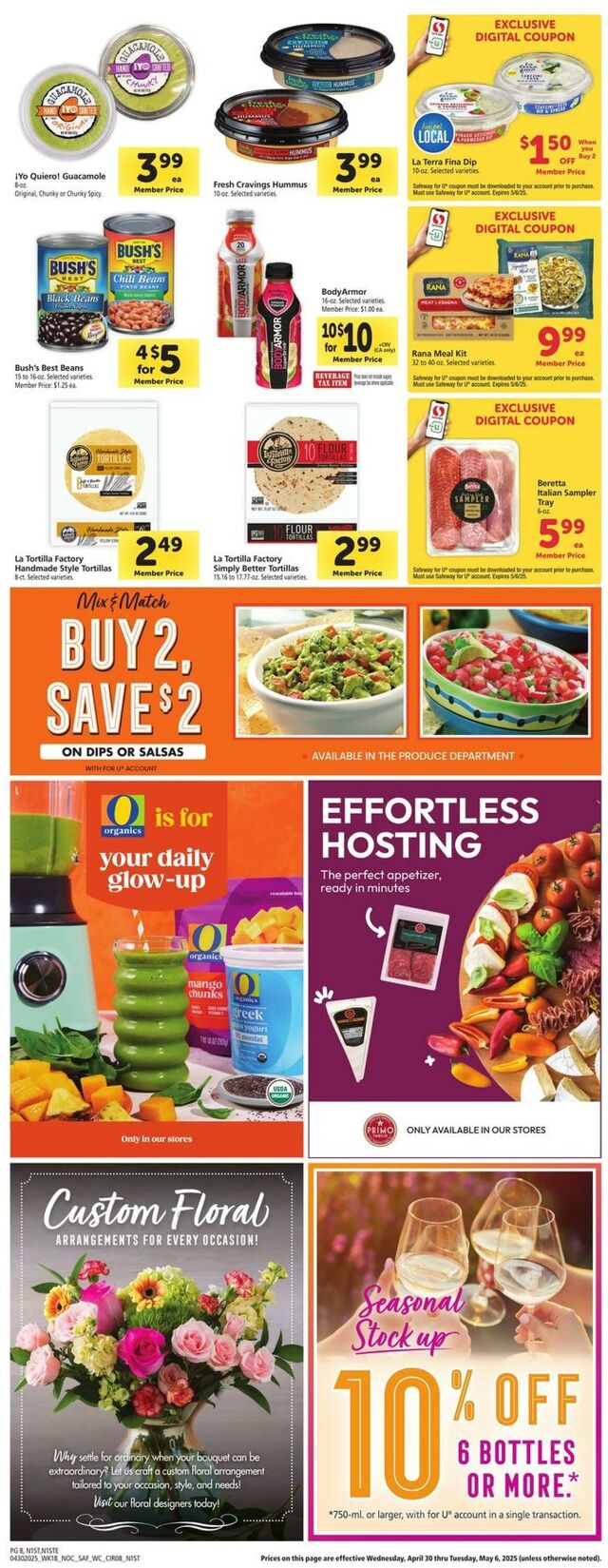 Catalogue Safeway from 04/30/2025