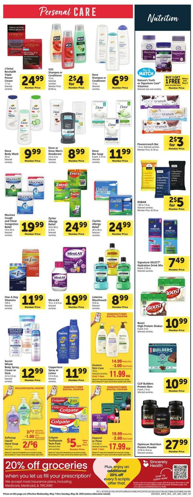 Catalogue Safeway from 05/07/2025