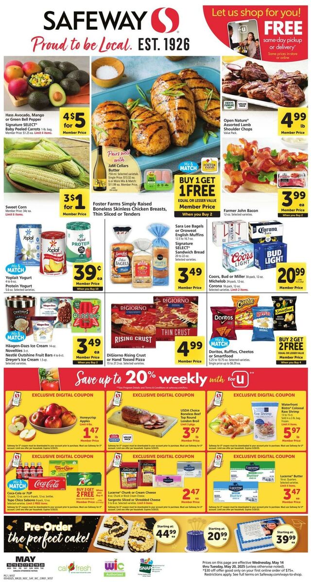 Catalogue Safeway from 05/14/2025