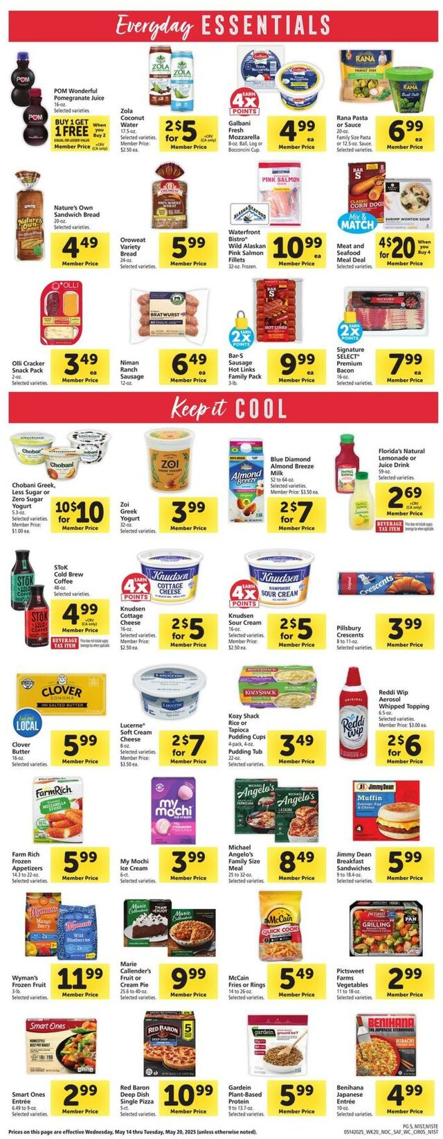 Catalogue Safeway from 05/14/2025