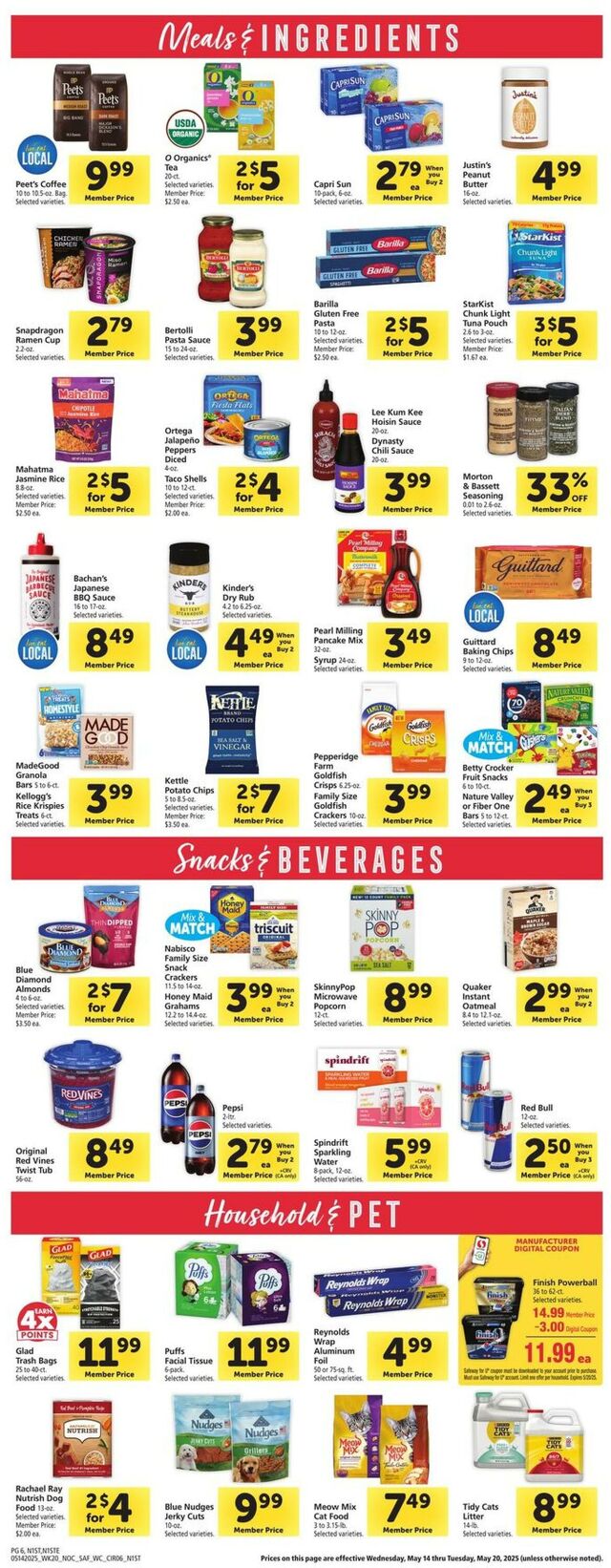Catalogue Safeway from 05/14/2025