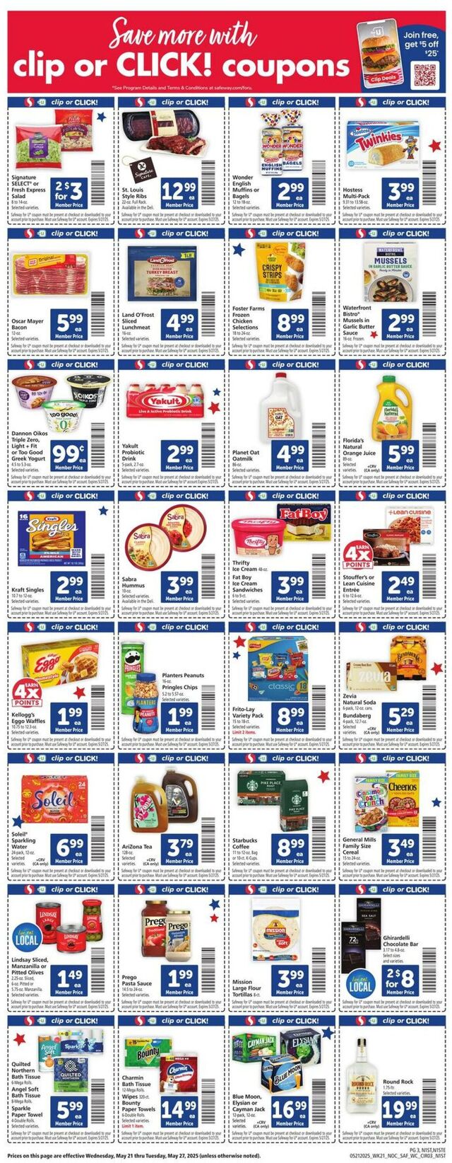 Catalogue Safeway from 05/21/2025