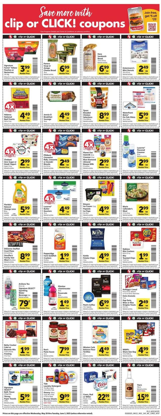 Catalogue Safeway from 05/28/2025