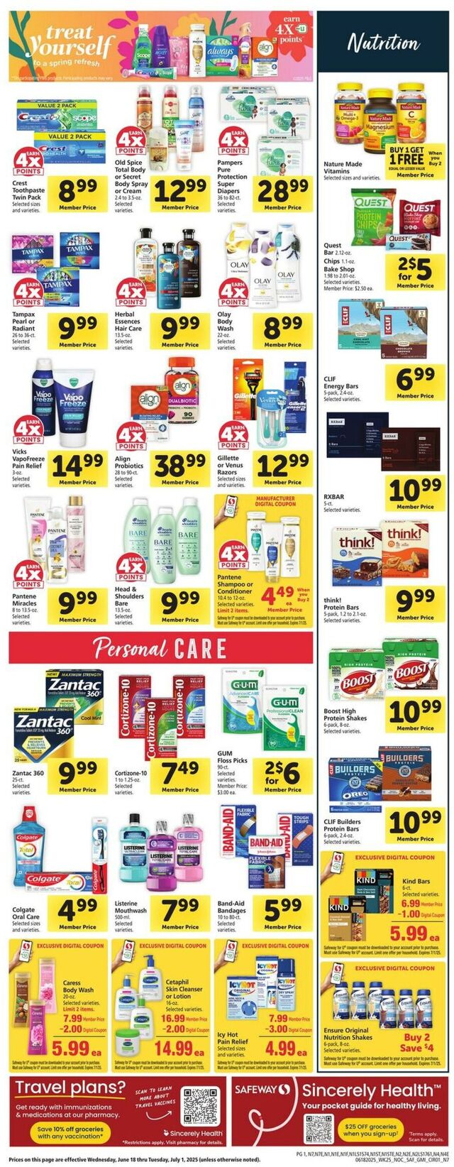 Catalogue Safeway from 06/18/2025