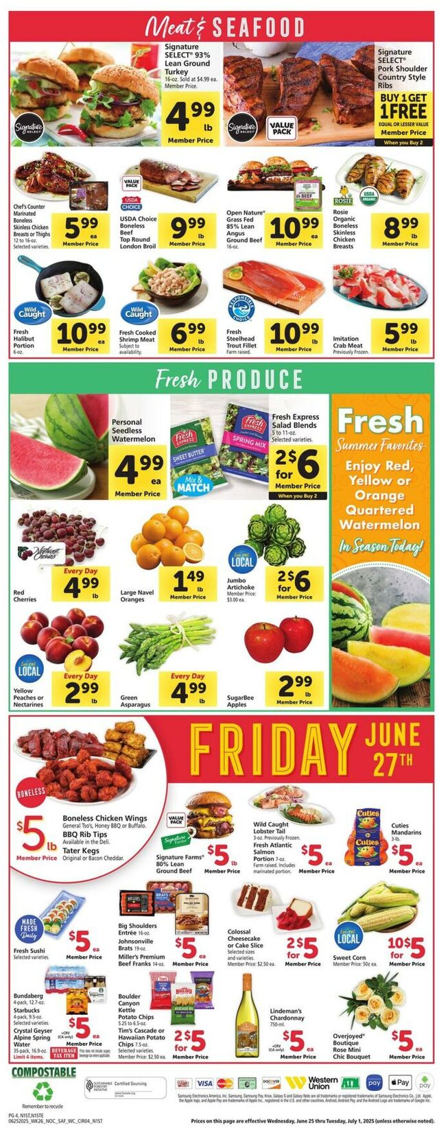Catalogue Safeway from 06/25/2025
