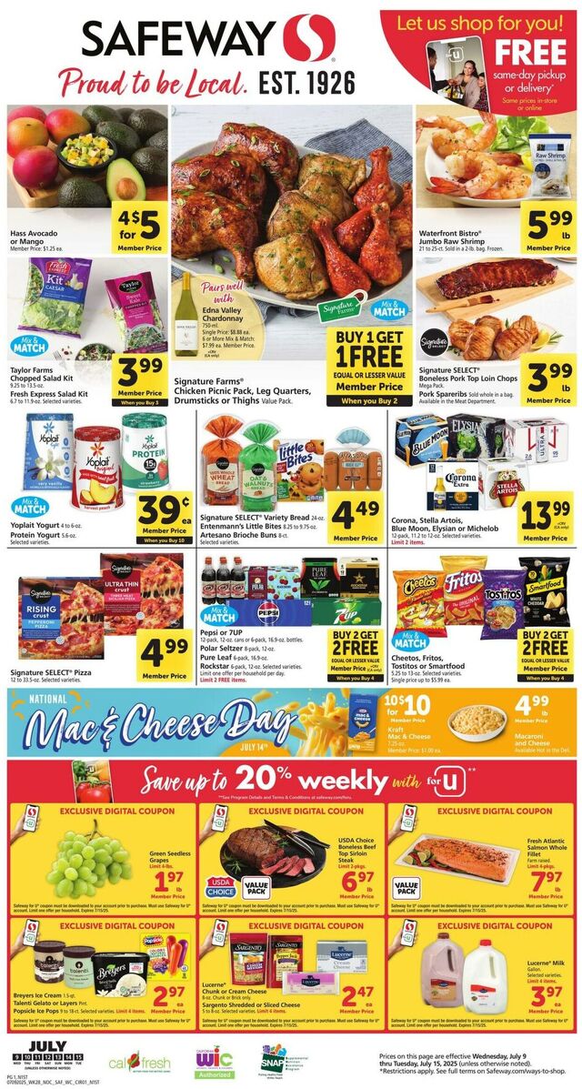 Catalogue Safeway from 07/09/2025