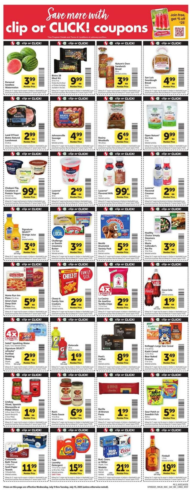 Catalogue Safeway from 07/09/2025