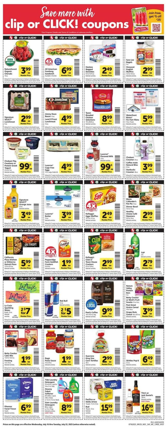 Catalogue Safeway from 07/16/2025