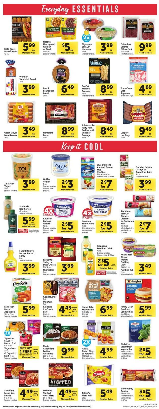 Catalogue Safeway from 07/16/2025