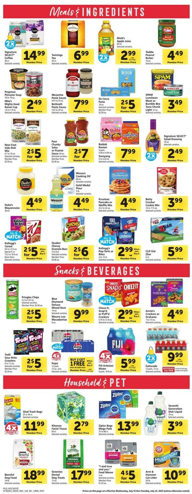 Catalogue Safeway from 07/16/2025