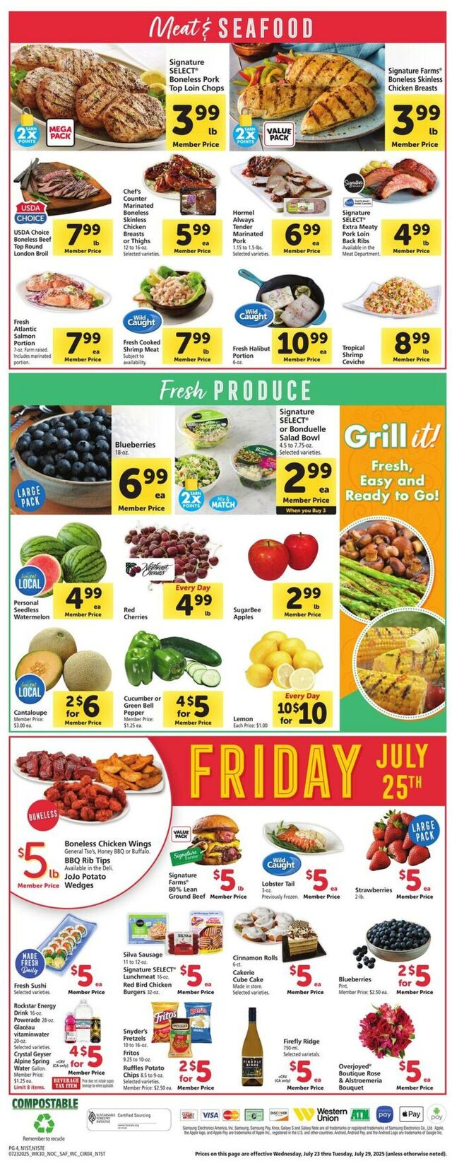 Catalogue Safeway from 07/23/2025