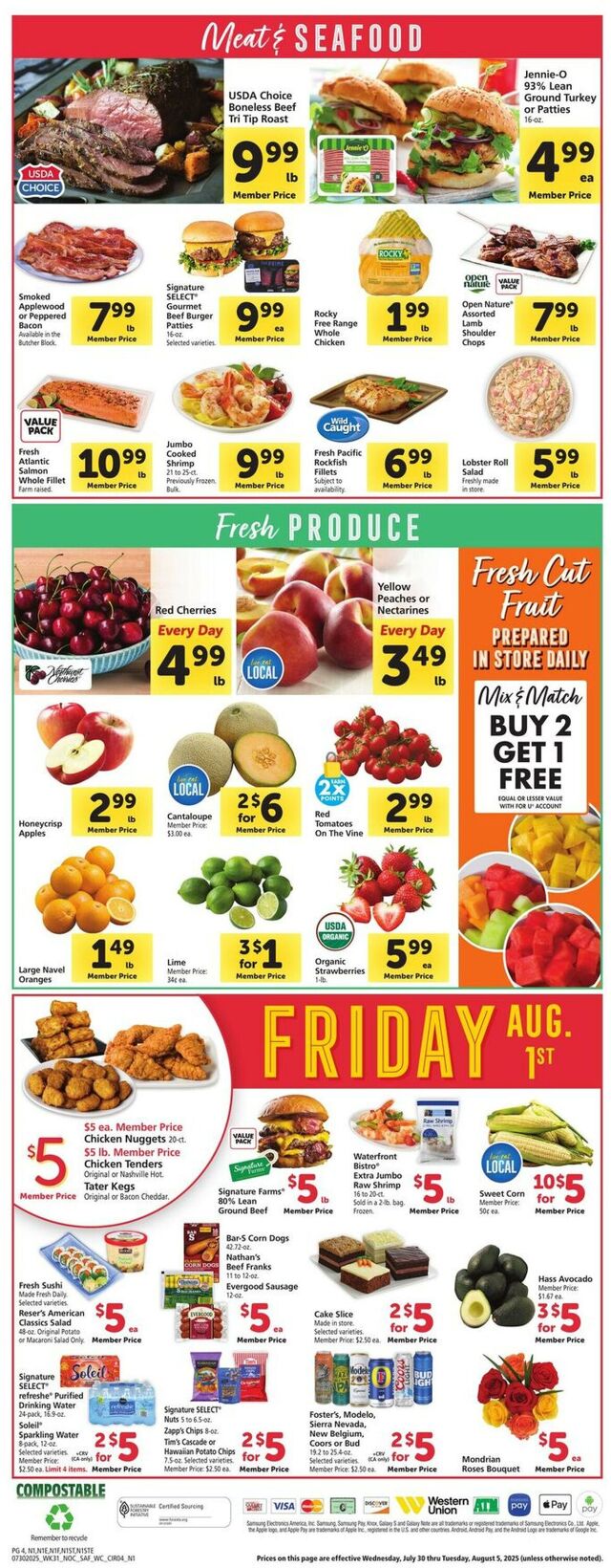 Catalogue Safeway from 07/30/2025