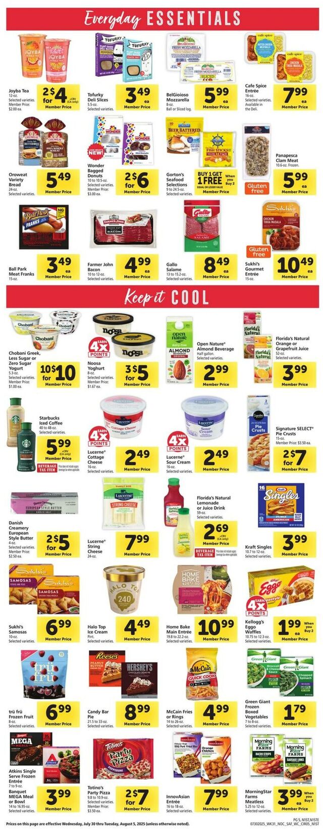 Catalogue Safeway from 07/30/2025