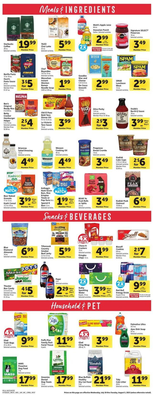 Catalogue Safeway from 07/30/2025