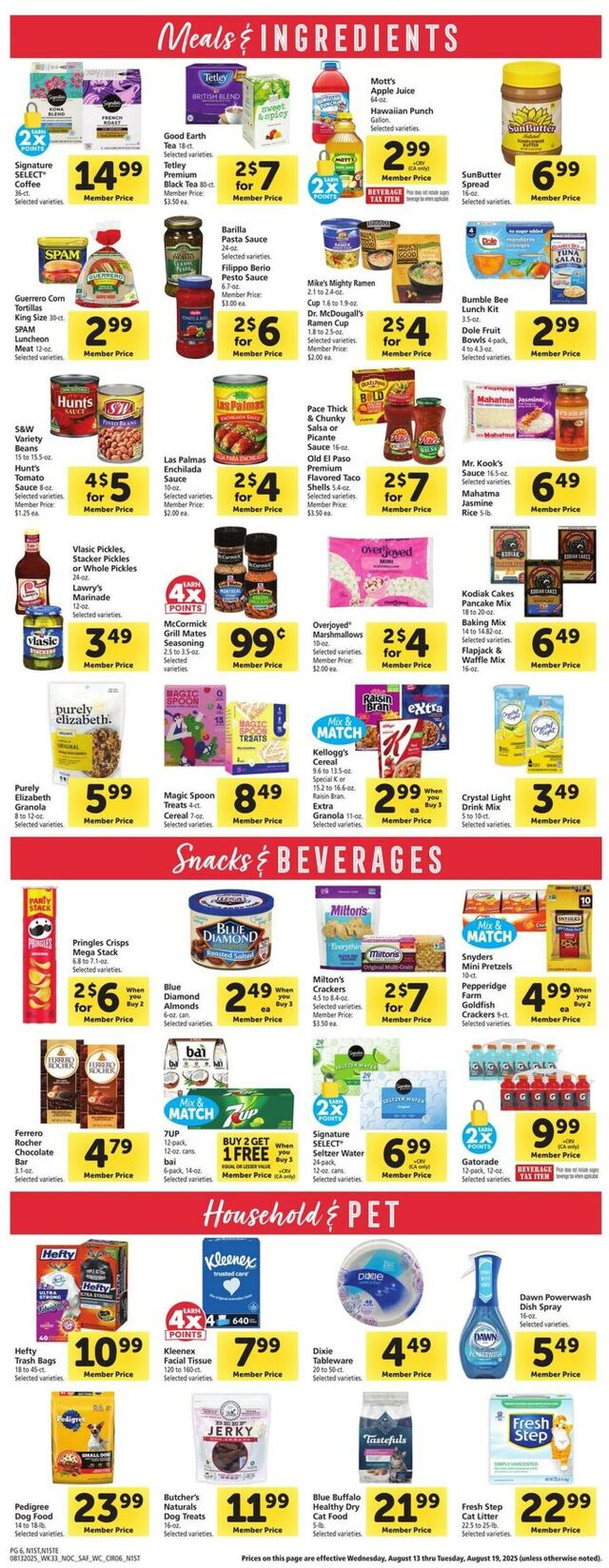 Catalogue Safeway from 08/13/2025