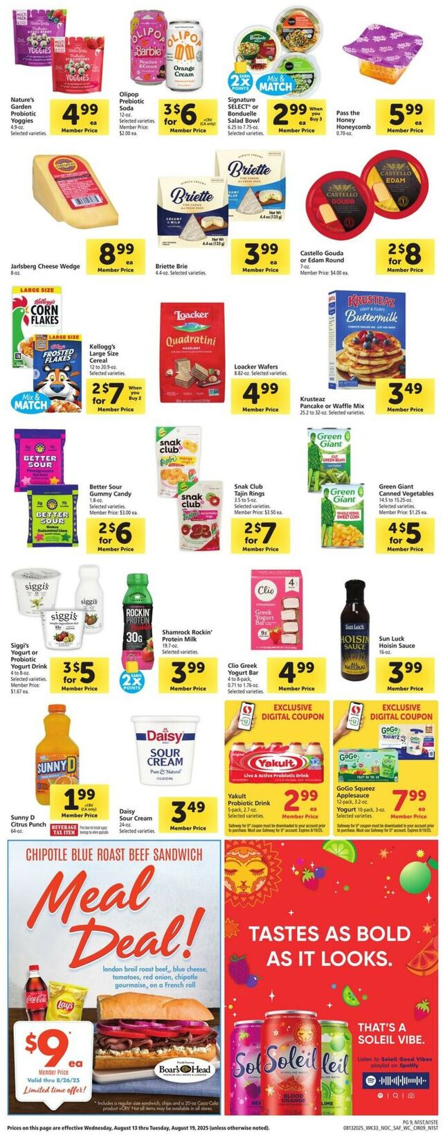 Catalogue Safeway from 08/13/2025