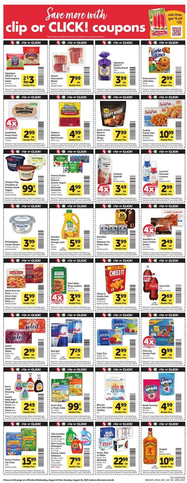 Catalogue Safeway from 08/20/2025
