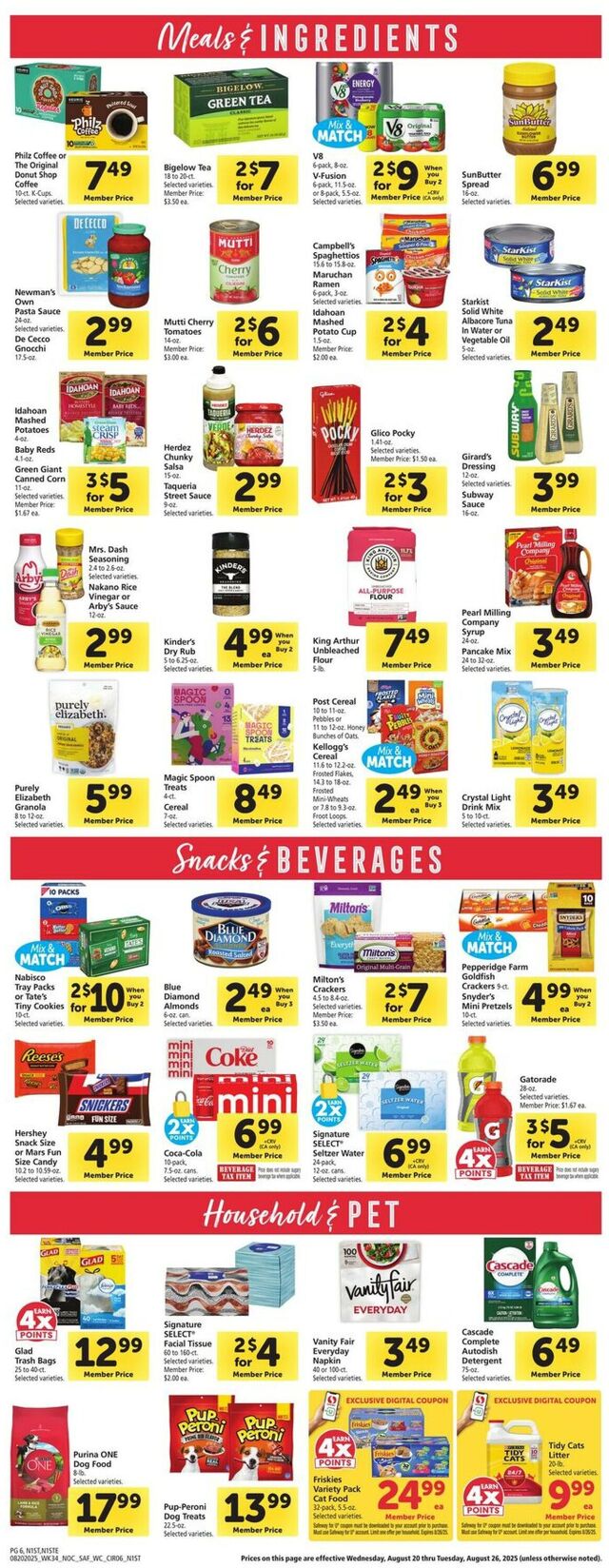 Catalogue Safeway from 08/20/2025