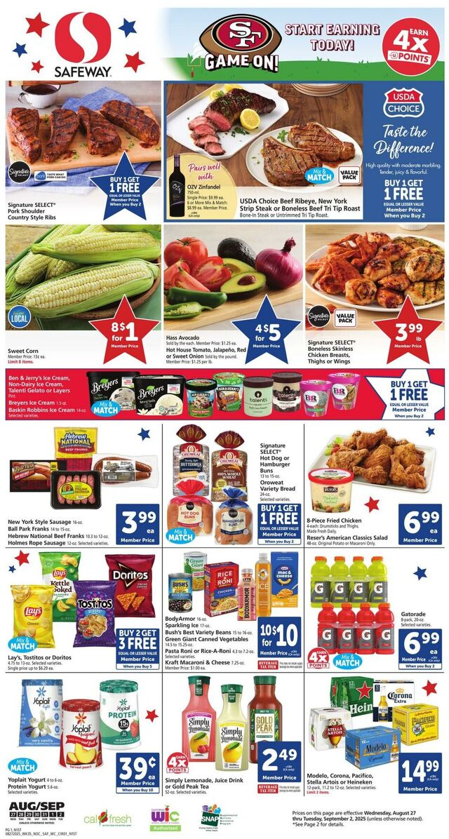 Catalogue Safeway from 08/27/2025