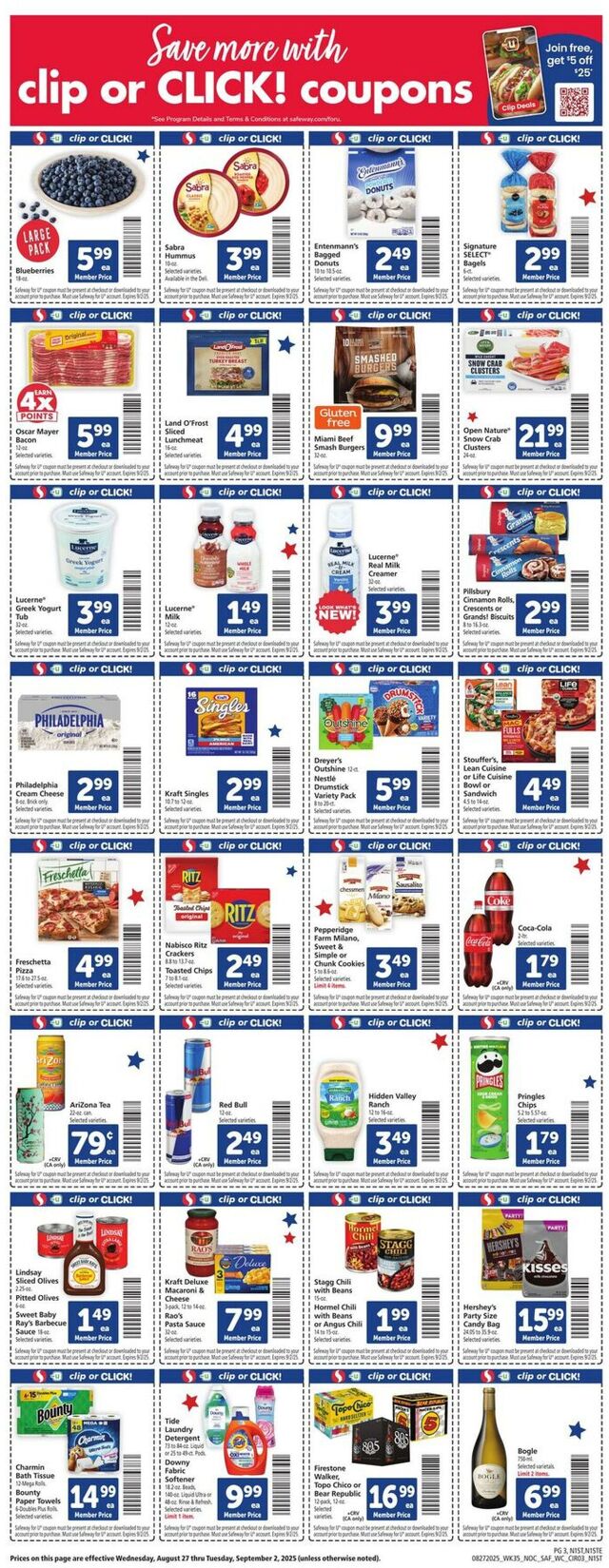 Catalogue Safeway from 08/27/2025