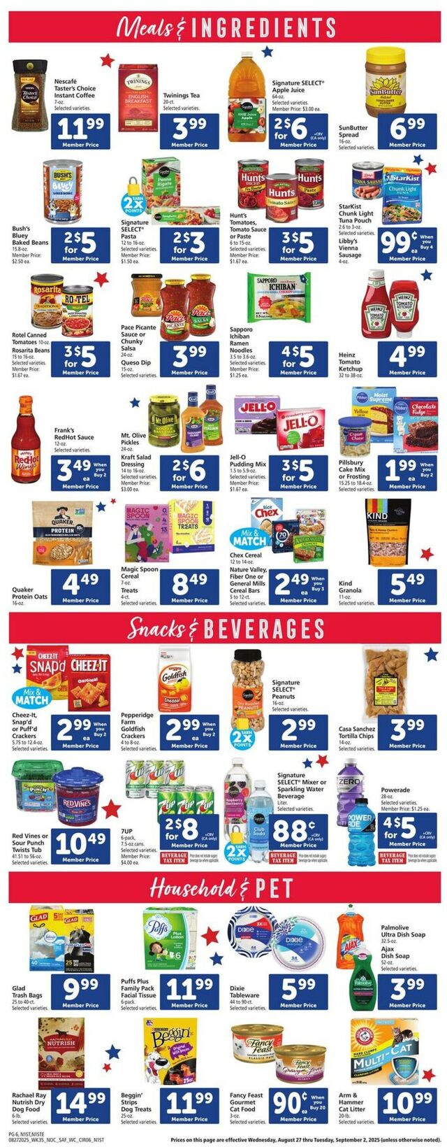 Catalogue Safeway from 08/27/2025