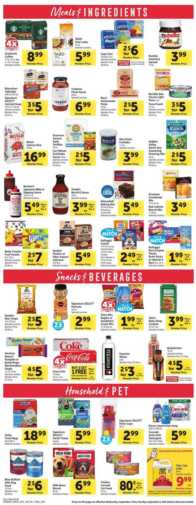 Catalogue Safeway from 09/03/2025