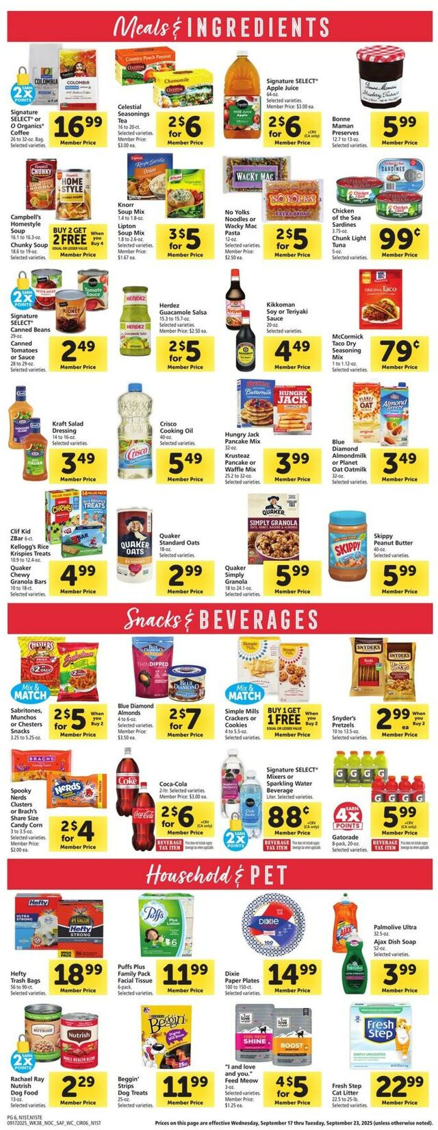 Catalogue Safeway from 09/17/2025
