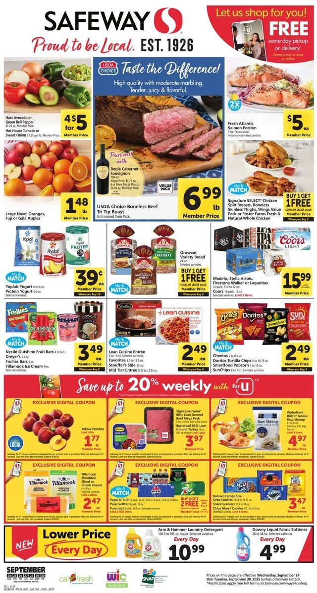Catalogue Safeway from 09/24/2025