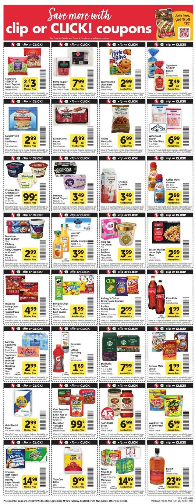 Catalogue Safeway from 09/24/2025