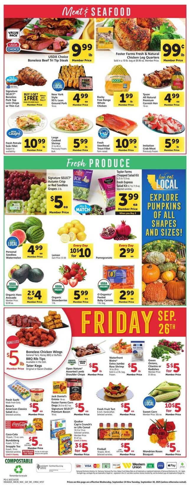 Catalogue Safeway from 09/24/2025