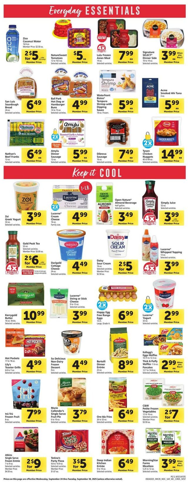 Catalogue Safeway from 09/24/2025