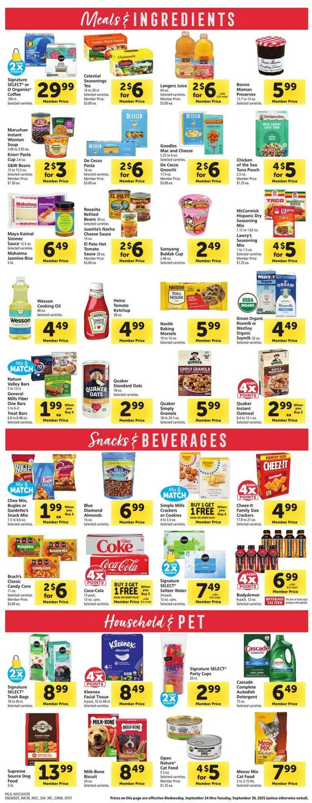 Catalogue Safeway from 09/24/2025