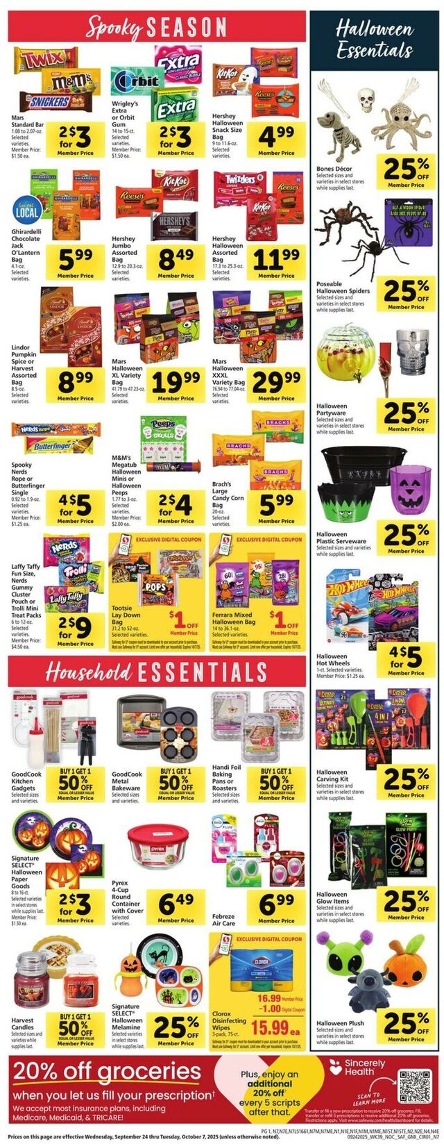 Catalogue Safeway from 09/24/2025