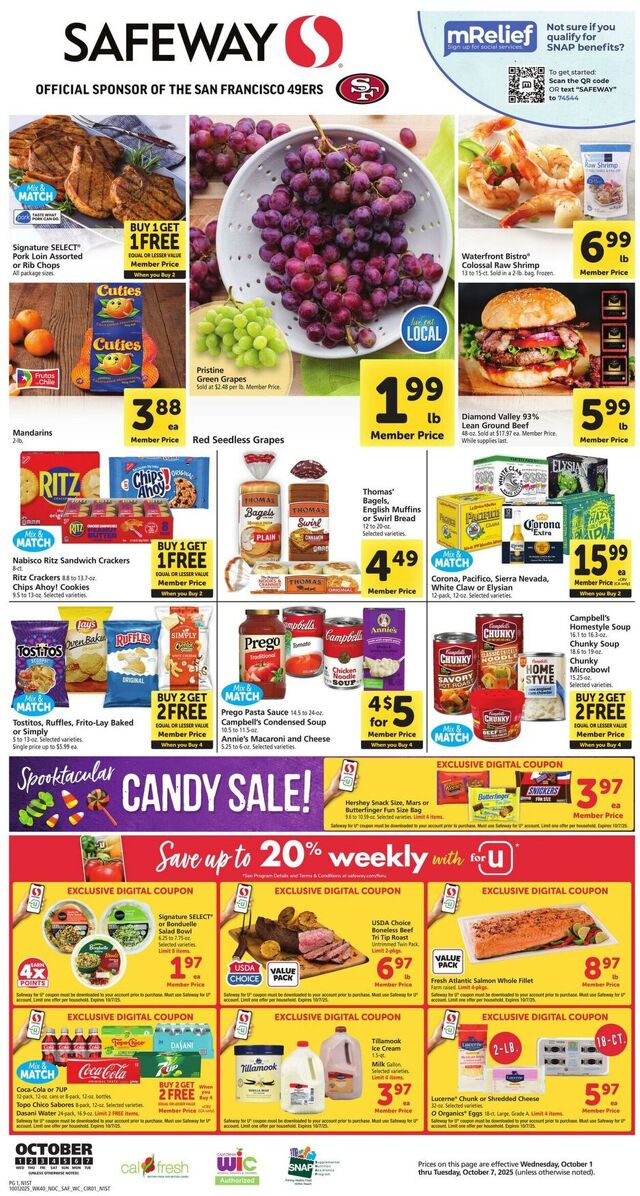 Catalogue Safeway from 10/01/2025