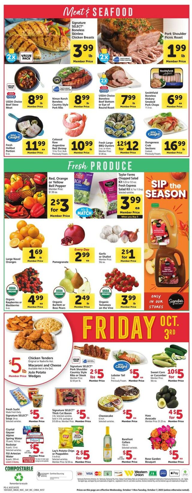 Catalogue Safeway from 10/01/2025