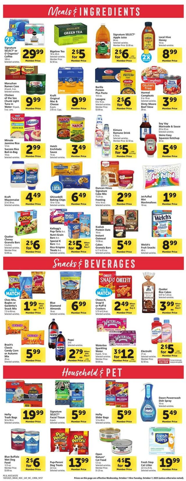 Catalogue Safeway from 10/01/2025