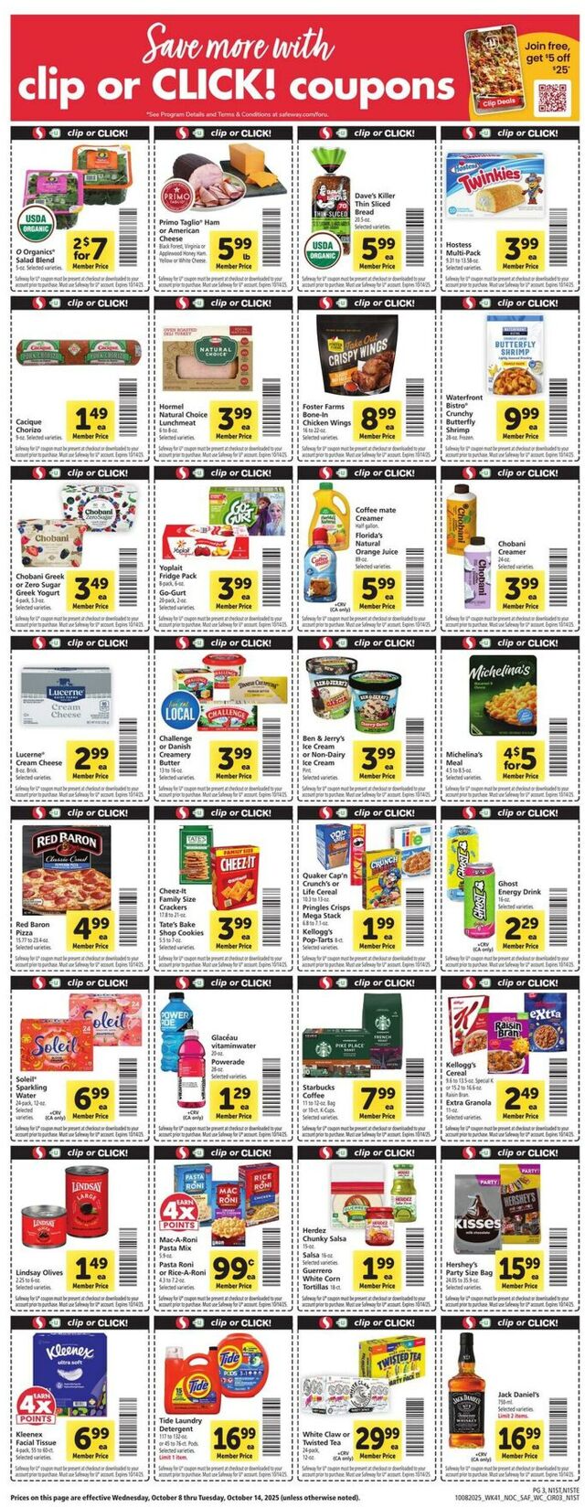 Catalogue Safeway from 10/08/2025