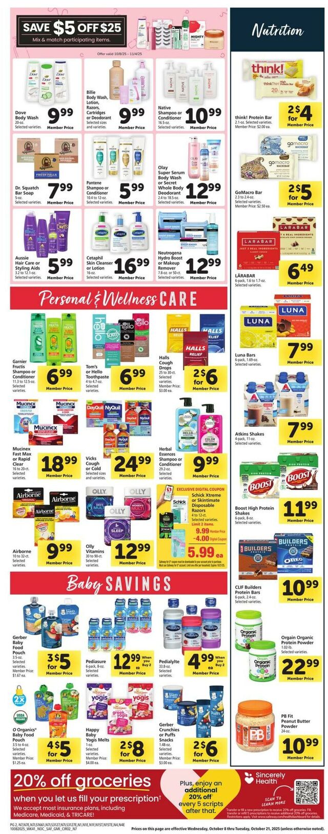 Catalogue Safeway from 10/08/2025