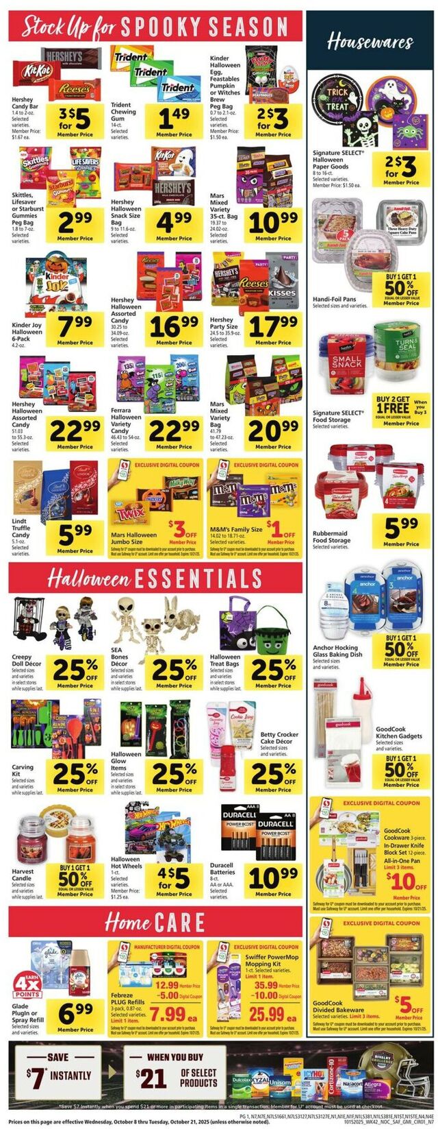 Catalogue Safeway from 10/15/2025