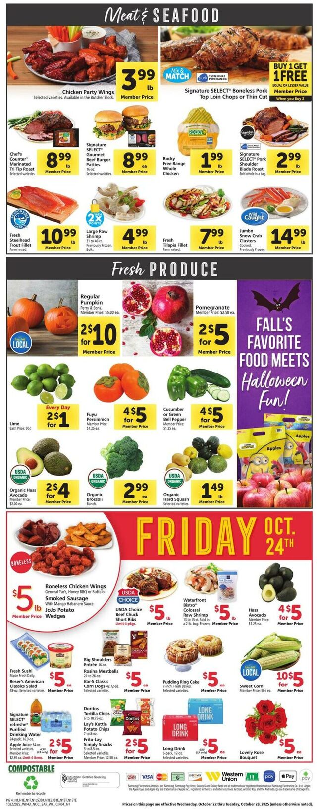 Catalogue Safeway from 10/22/2025