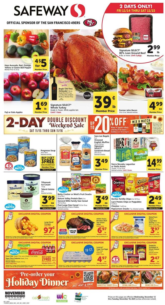Catalogue Safeway from 11/12/2025