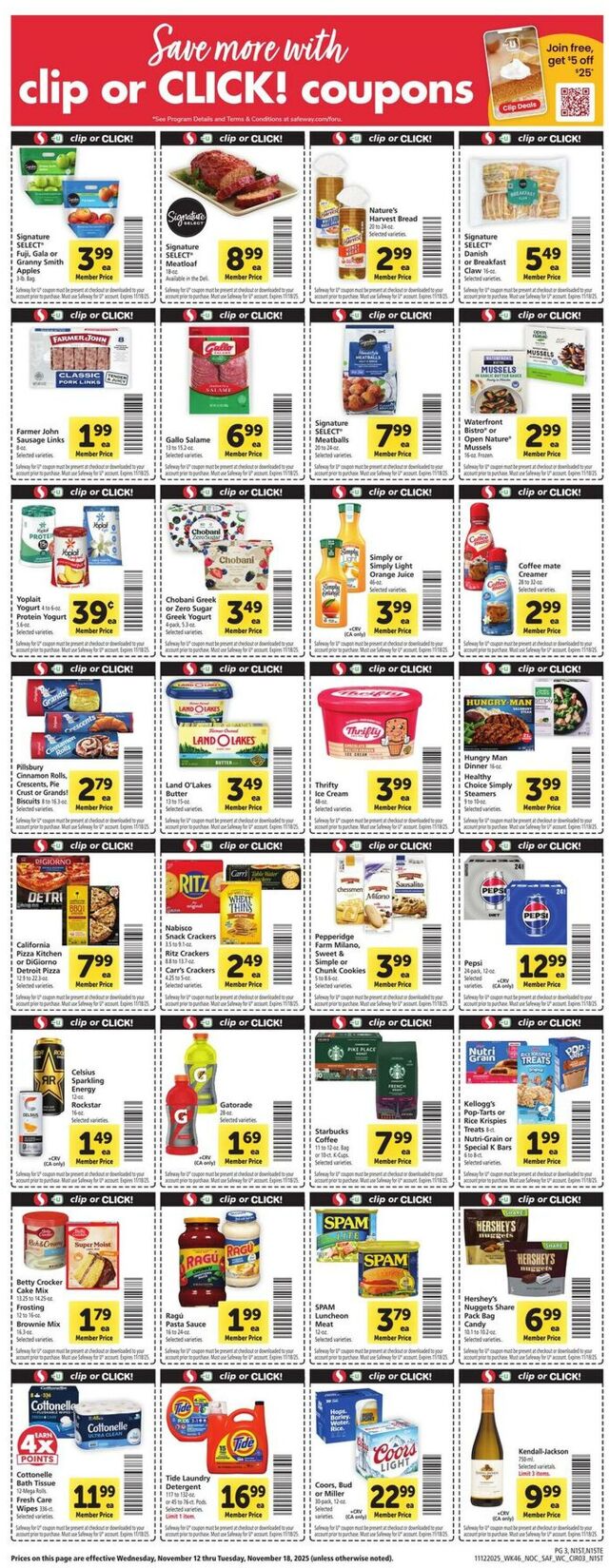 Catalogue Safeway from 11/12/2025
