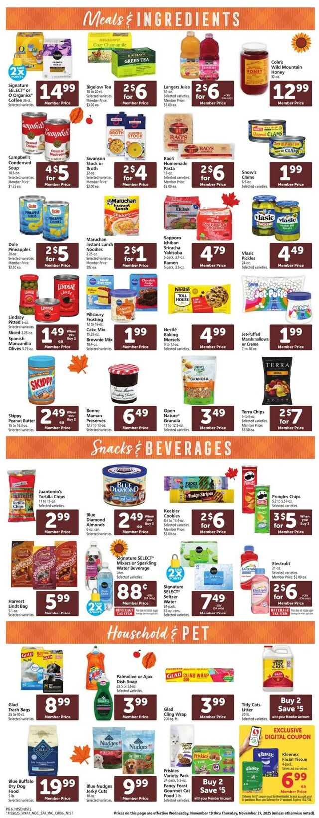Catalogue Safeway from 11/19/2025