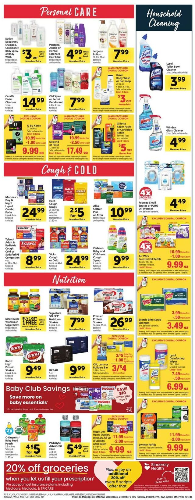 Catalogue Safeway from 12/10/2025