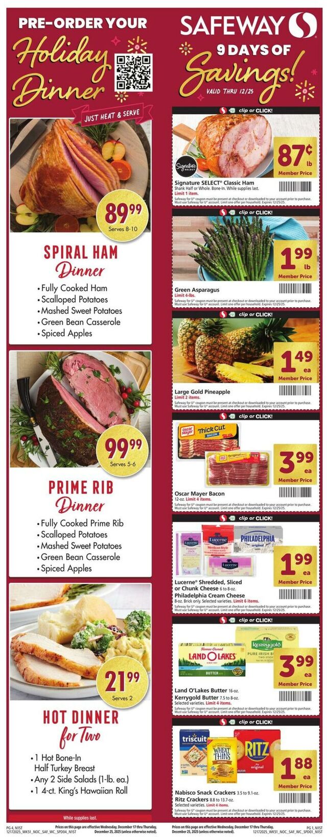 Catalogue Safeway from 12/17/2025