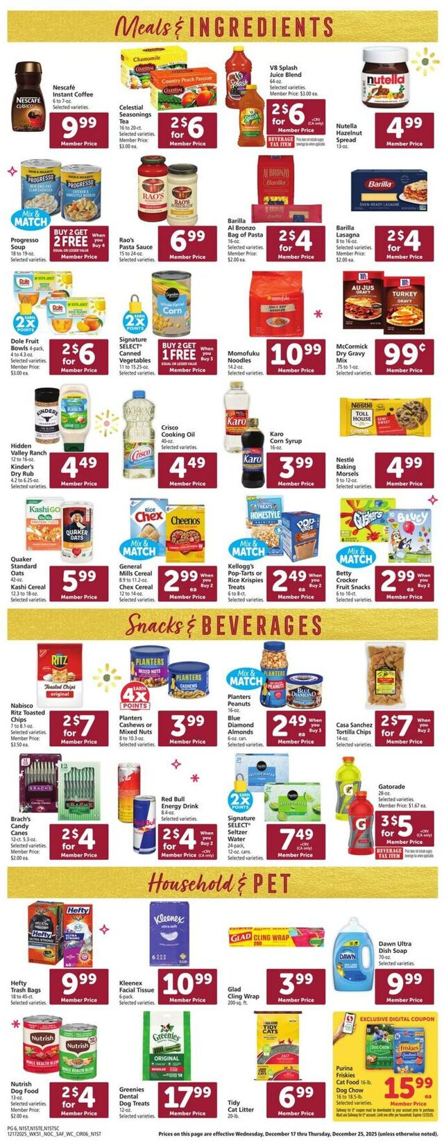 Catalogue Safeway from 12/17/2025