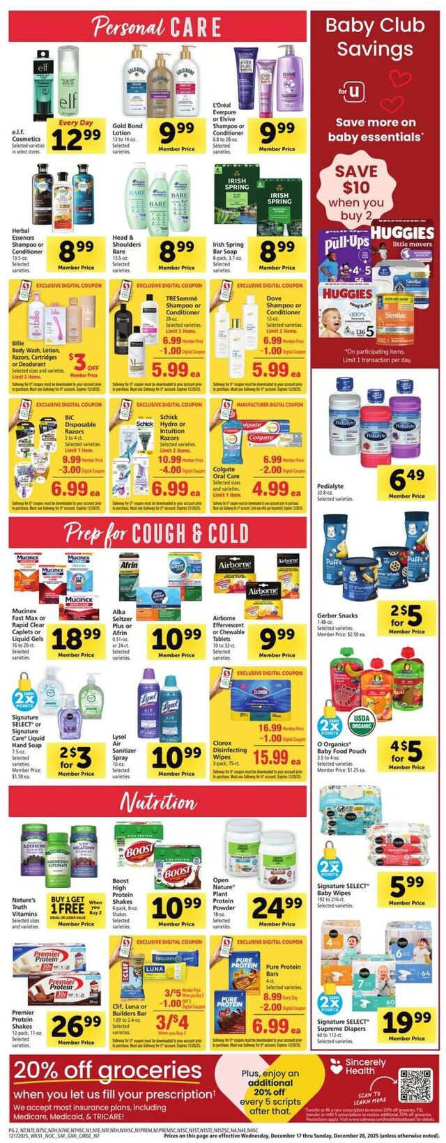 Catalogue Safeway from 12/17/2025