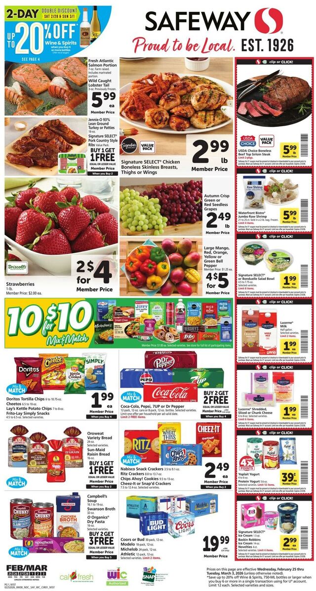Catalogue Safeway from 02/25/2026