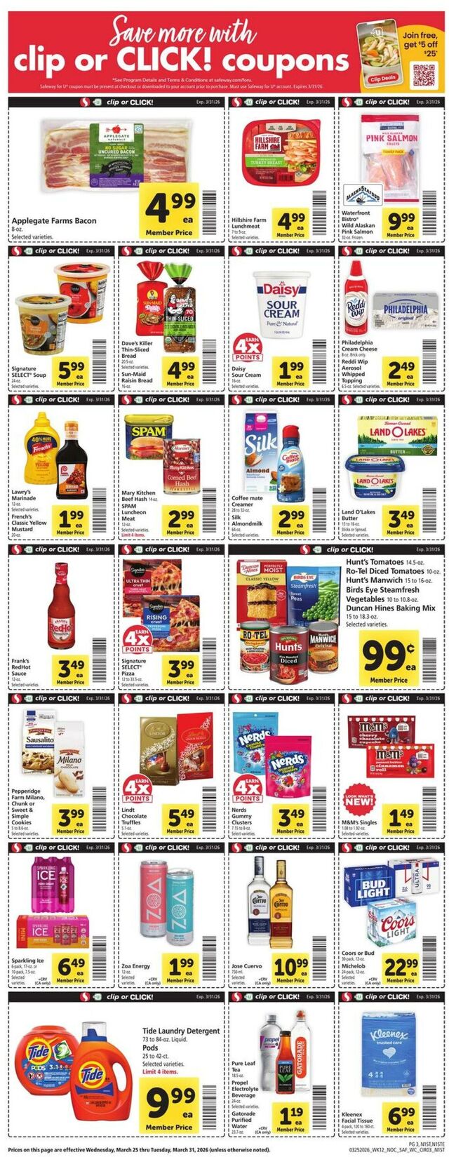Catalogue Safeway from 03/25/2026